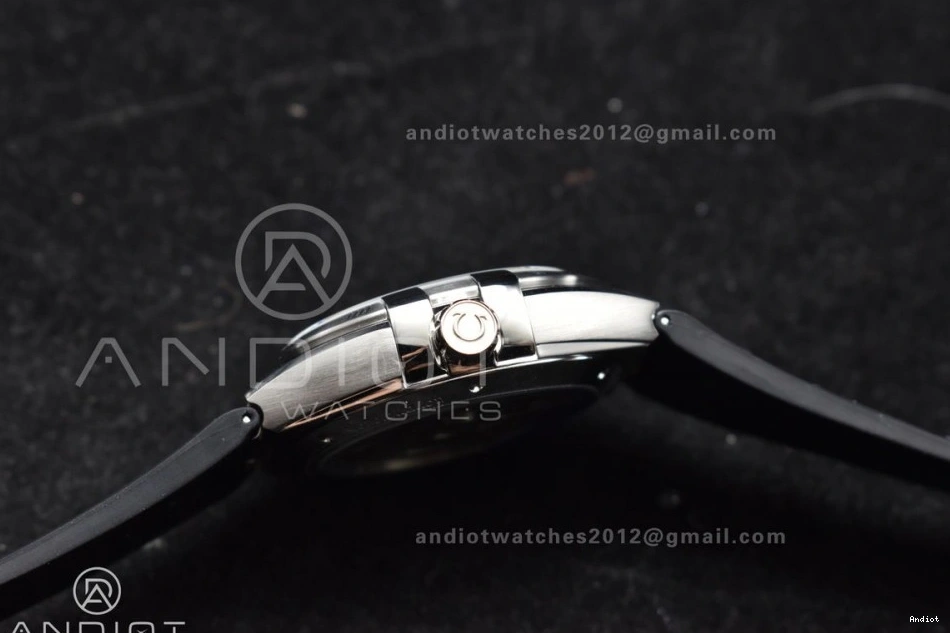 Black SS Black Black 1:1 VSF Strap Super Gummy Best Edition Ceramic on A8900 Clone Dial Constellation 0428